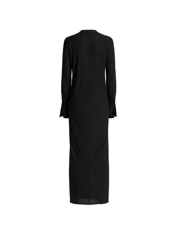 DARKPARK Black Long Cotton Dress | Black