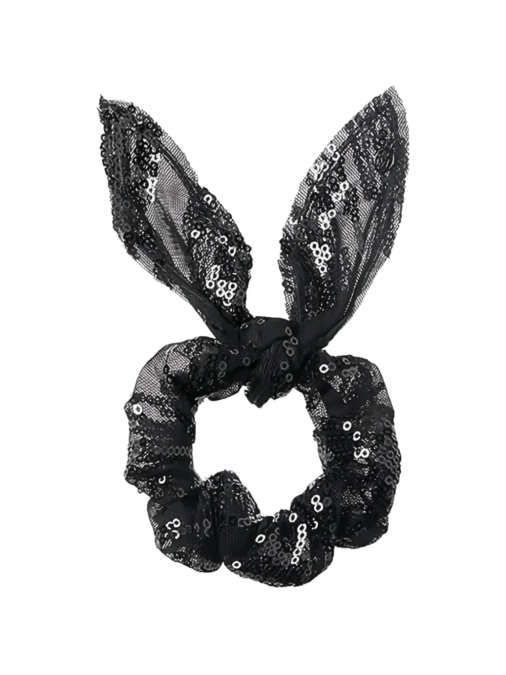 Maison Michel Dorothea sequinned hair band - Nero
