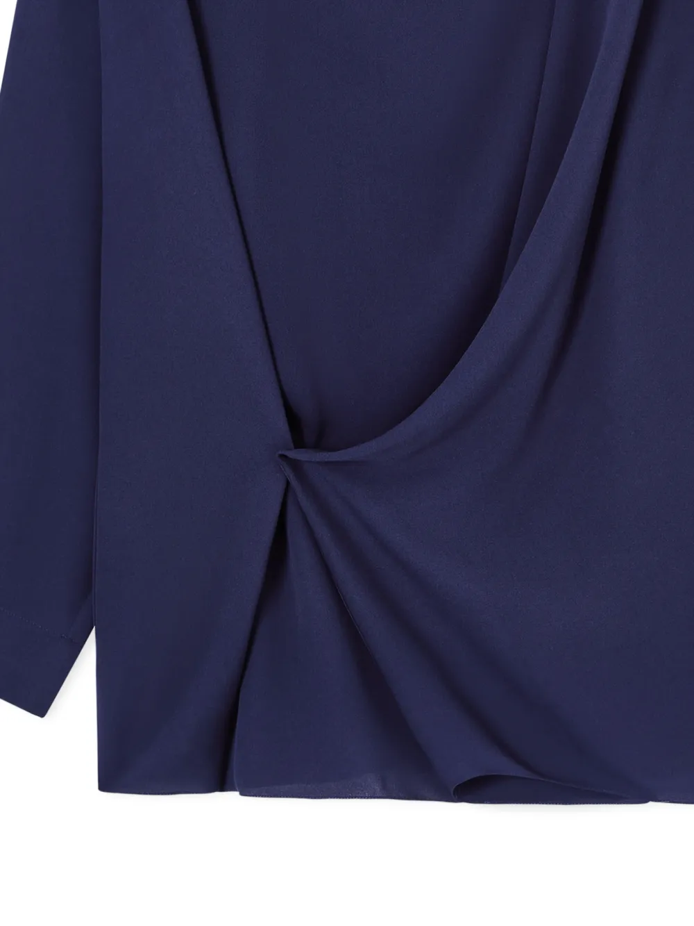 draped twisted shirt