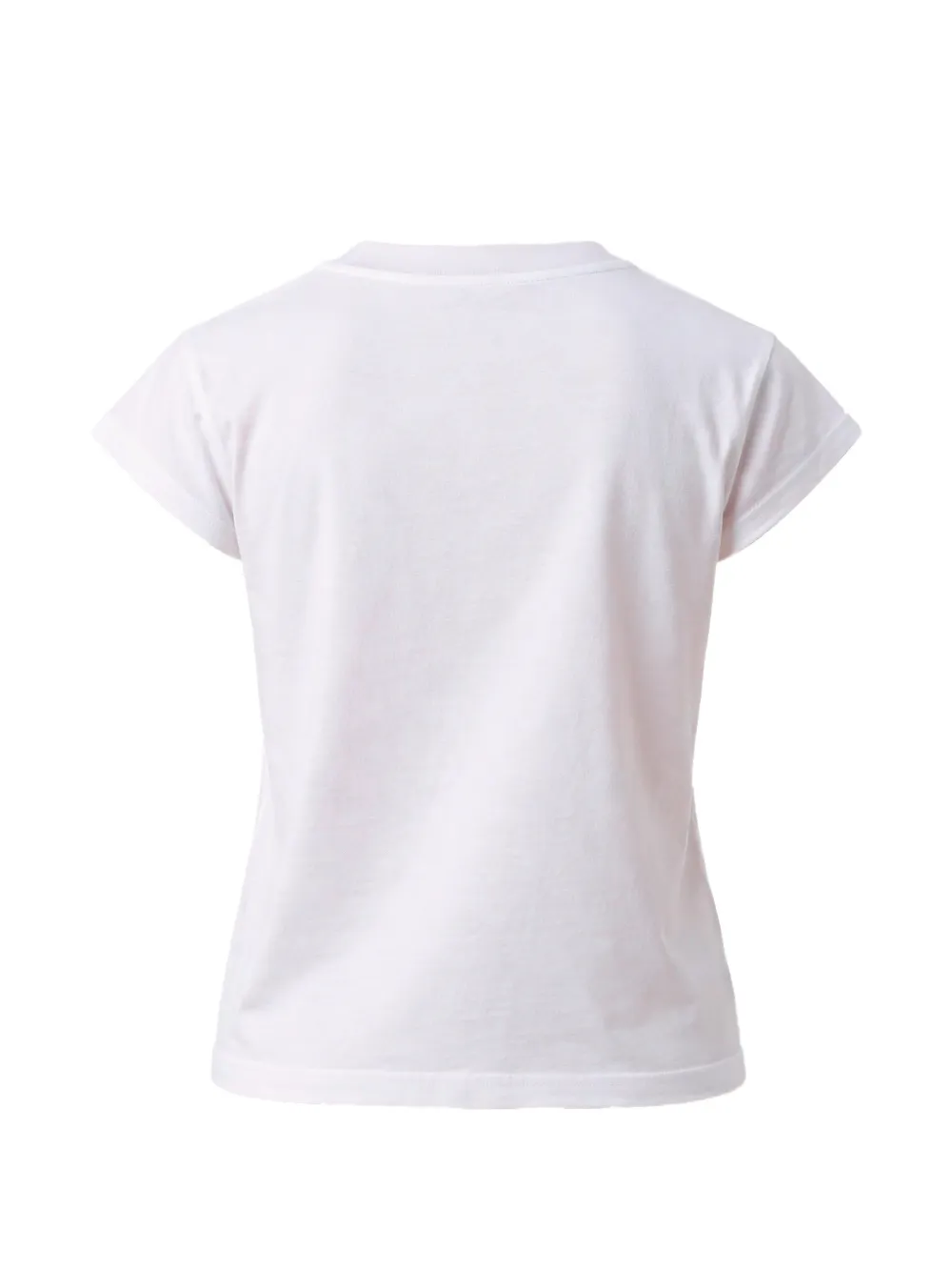 AGOLDE Bryce T-shirt met kapmouwen Wit