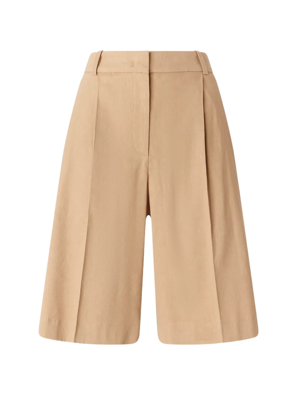 PINKO pleated linen shorts - Toni neutri