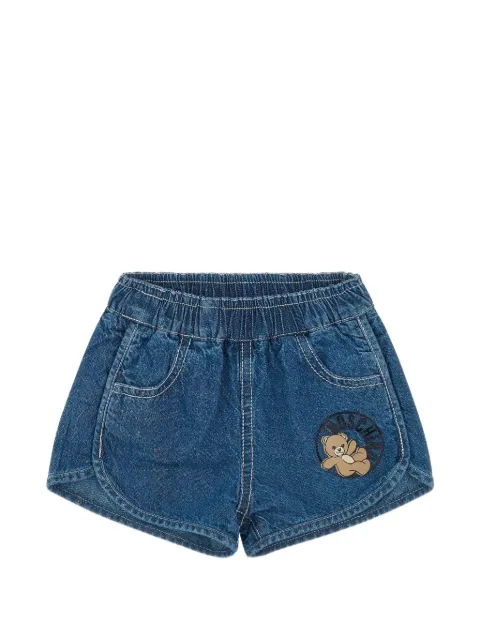 Moschino Kids pantalones vaqueros cortos elásticos