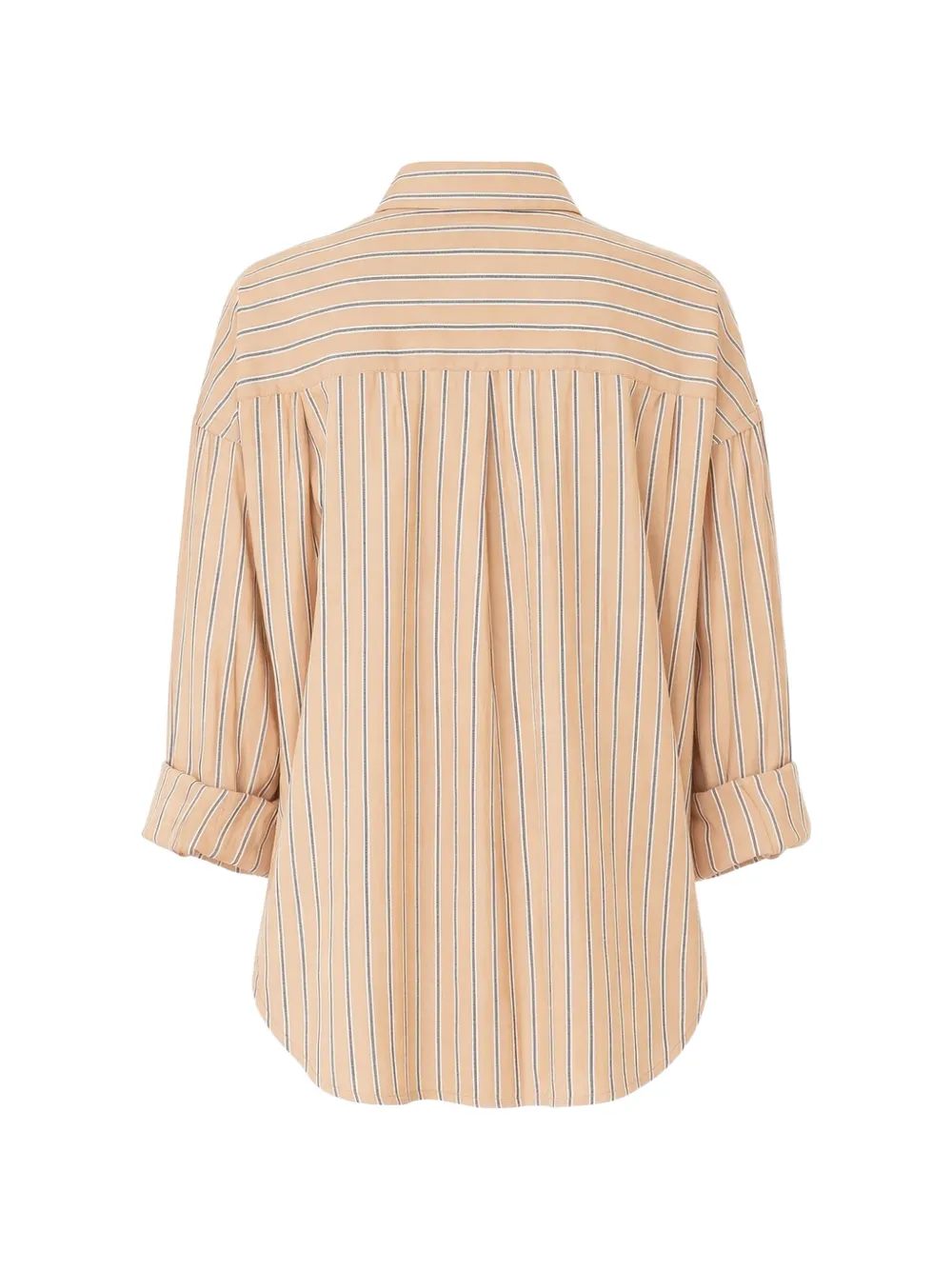  Xirena Striped Chest-pocket Shirt - Neutrals 