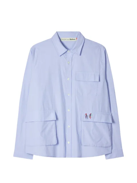 Paul Smith x Barbour Swale embroidered shirt