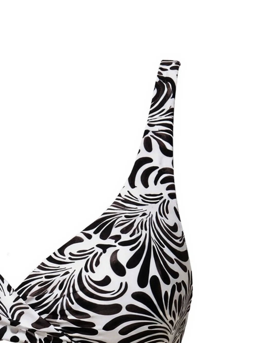 TWINSET Bikinitop met beugel en botanische print Beige