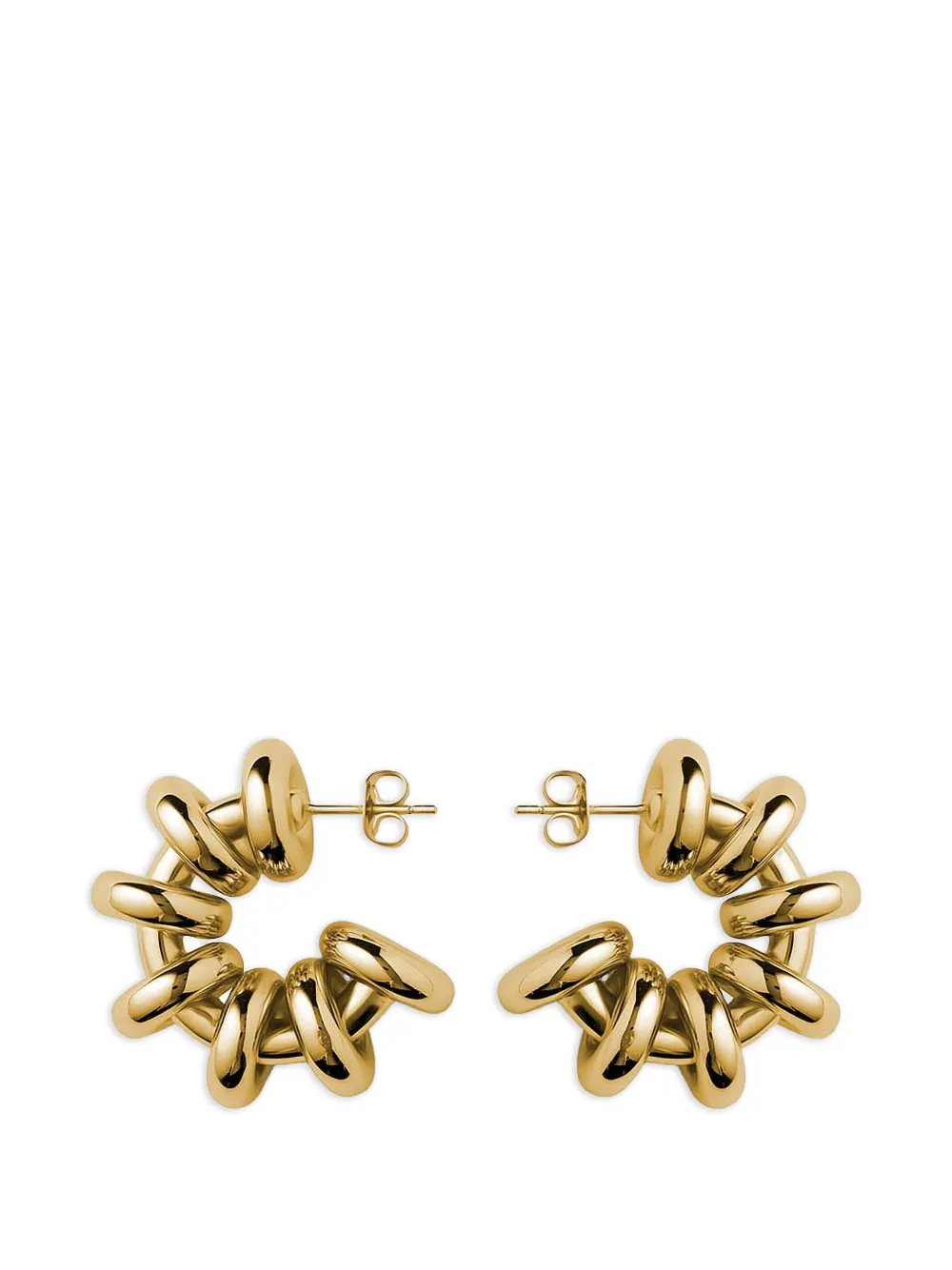 éliou Biblo hoop-design earrings - Oro