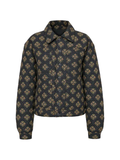 Antik Batik quilted floral jacket