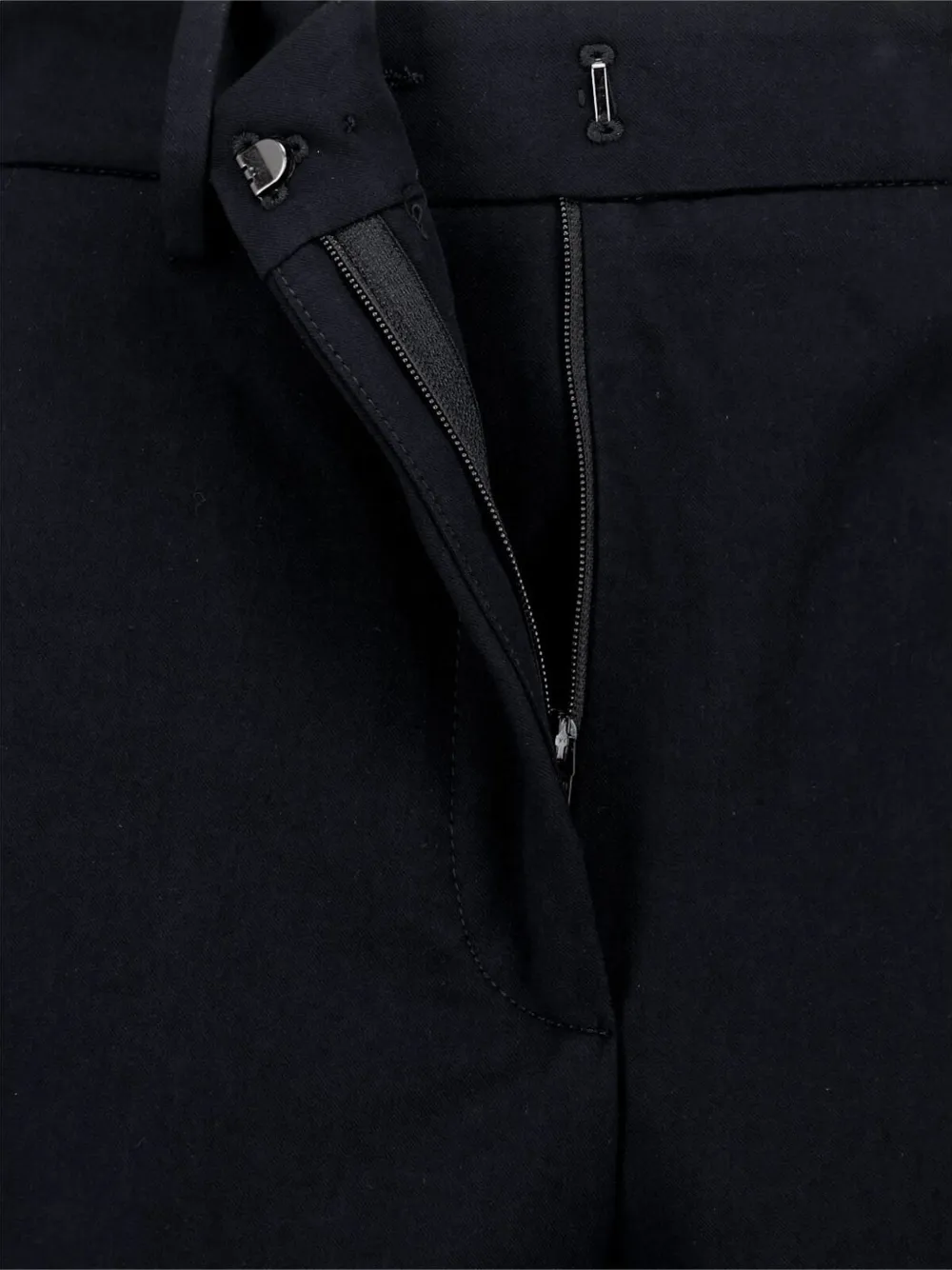 Incotex Pantalon met verborgen sluiting Blauw