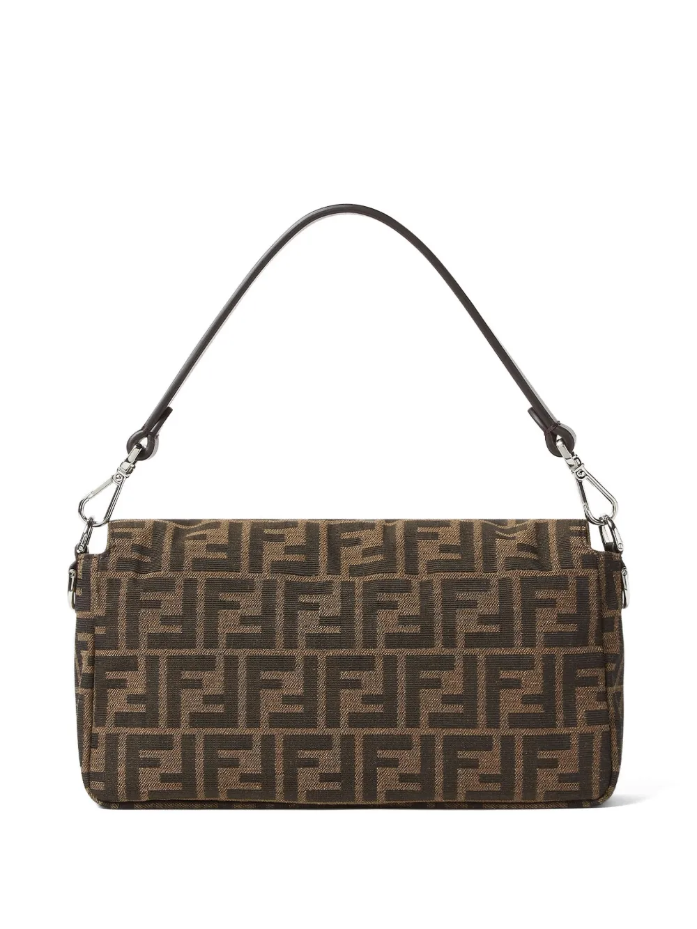FENDI Baguette shopper met logopatroon Bruin