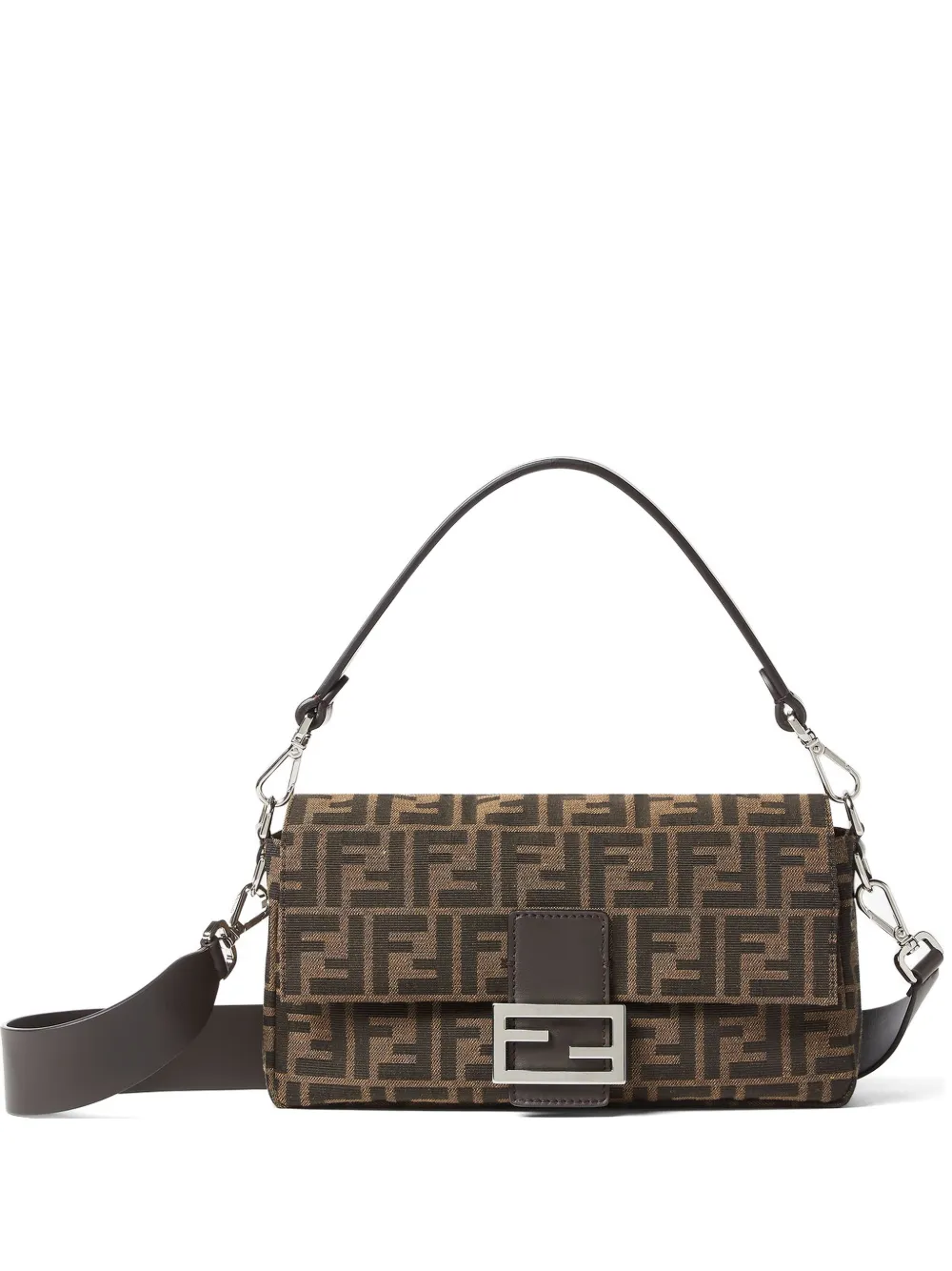 FENDI Baguette® Tote Bag mit Logo-Muster - Braun