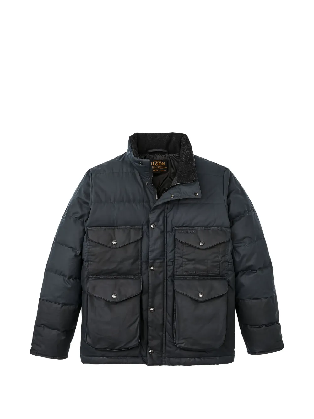 Filson flap-pocket padded jacket - Blu