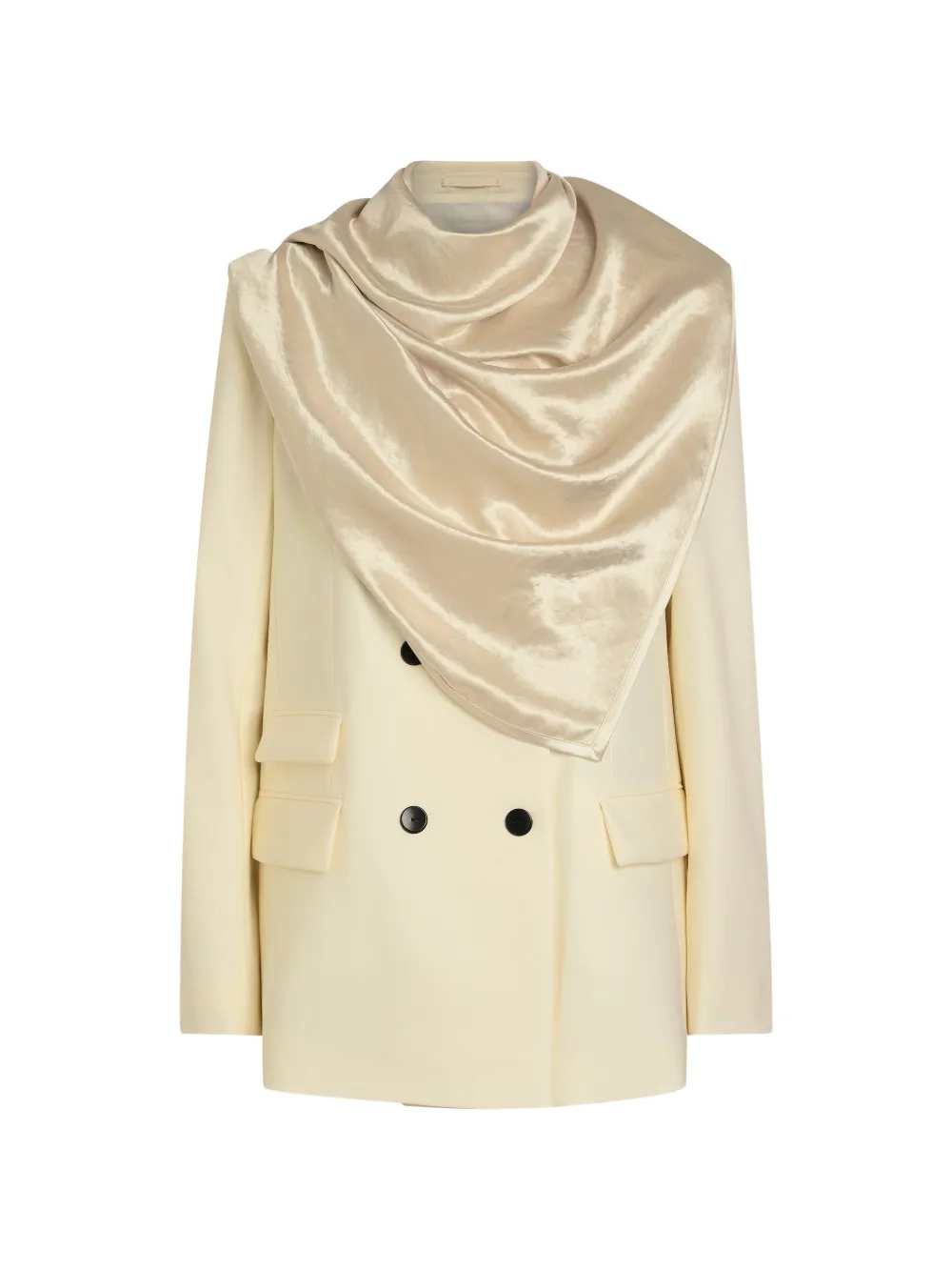 Maria McManus double-breasted layered blazer - Toni neutri