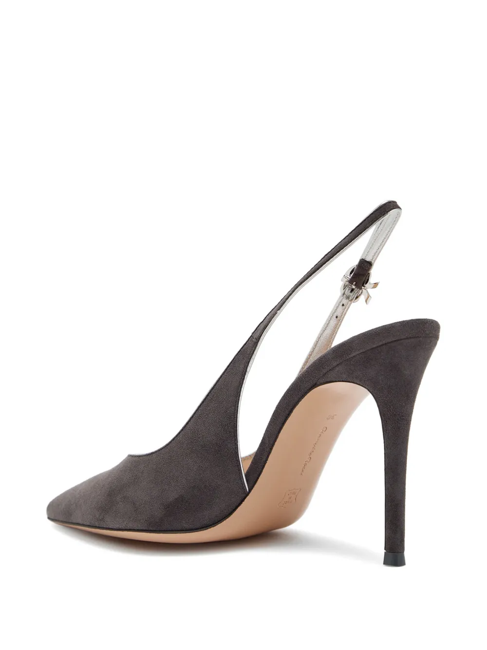 Gianvito Rossi slingback mules Grijs