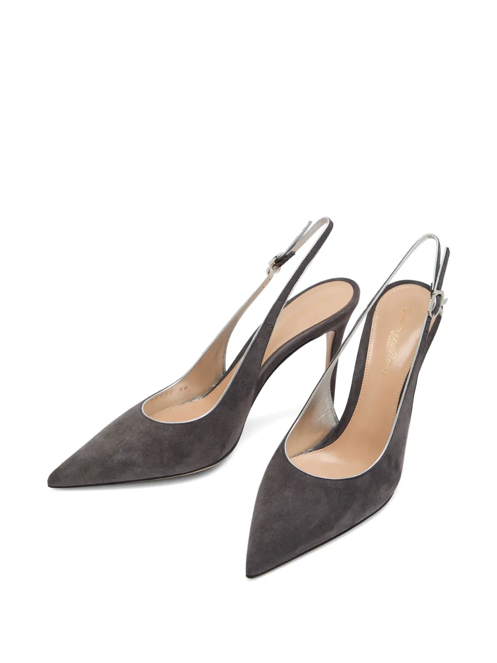 Gianvito Rossi slingback mules Grijs