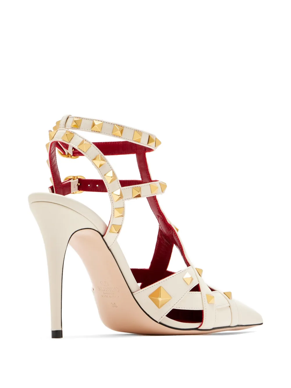 Valentino Garavani Pumps met bandjes Beige