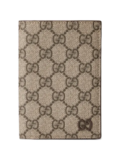 Gucci monogram passport case