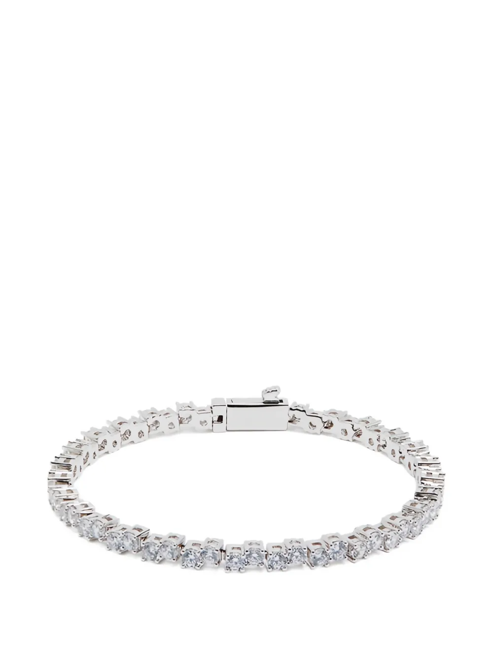 CERNUCCI crystal-embellished tennis bracelet - Argento