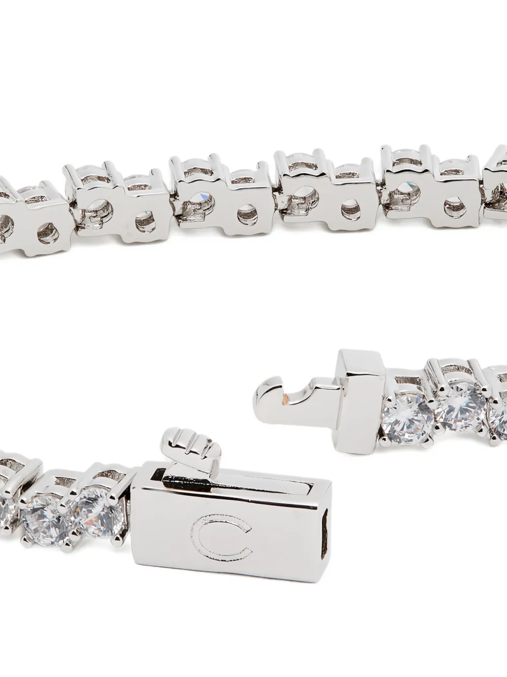  Cernucci Crystal-embellished Tennis Bracelet - Silver 