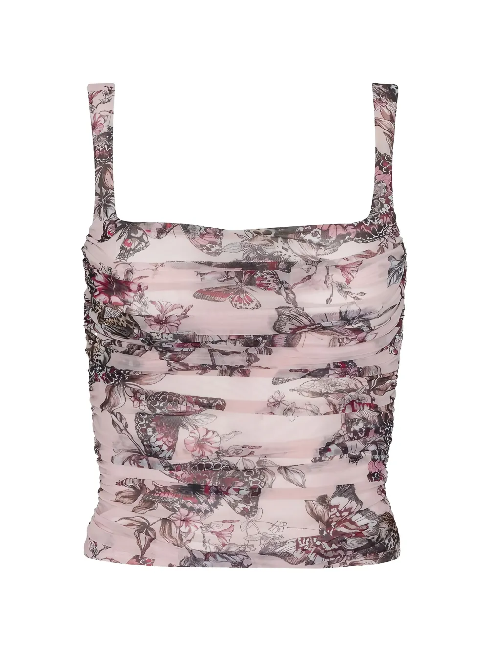 L'Agence Rasha shirred tank top - Rosa