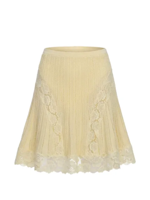 Self-Portrait lace skirt