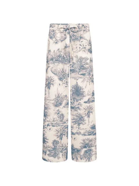 Seductive Violetta printed palazzo pants 