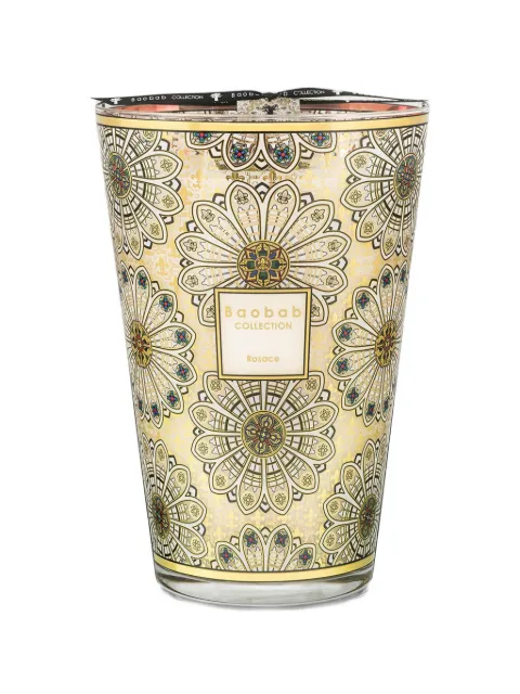 Baobab Collection Rosace floral-pattern candle