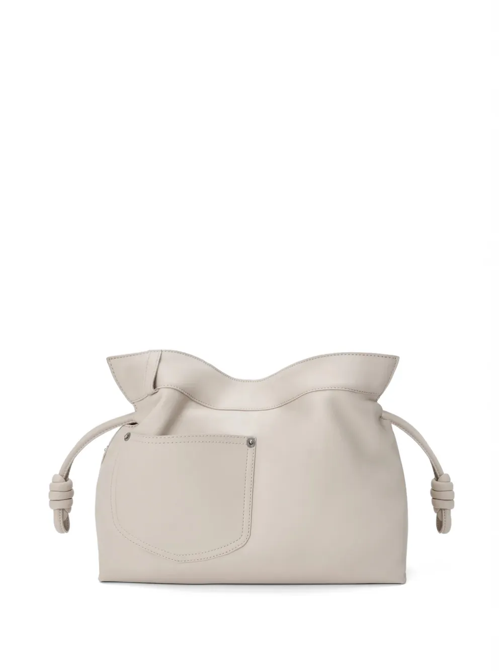 Knot-Detail Clutch Bag