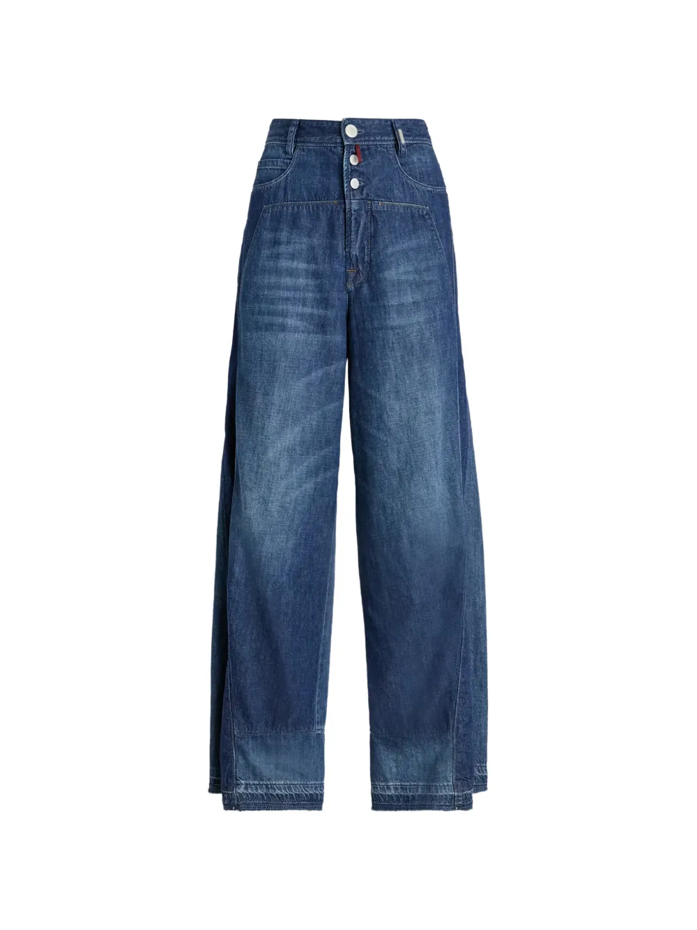 High Jeans Suspect a gamba ampia - Blu