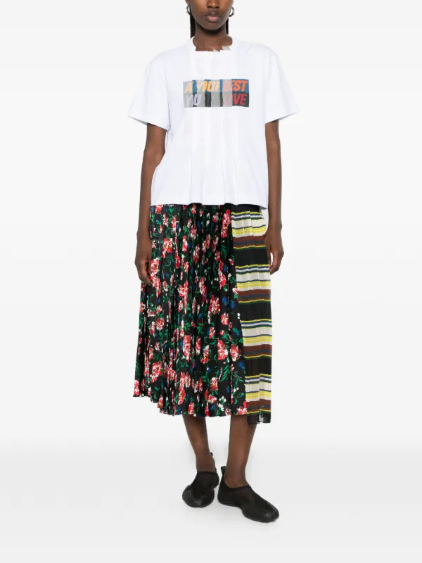 Sacai グラフィック Tシャツ | ホワイト | FARFETCH JP