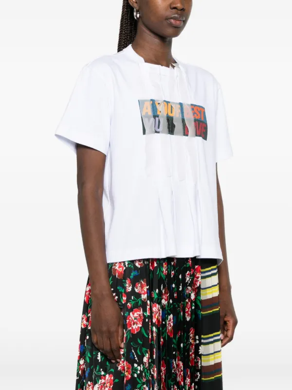 Sacai グラフィック Tシャツ | ホワイト | FARFETCH JP