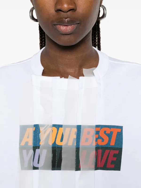 Sacai グラフィック Tシャツ | ホワイト | FARFETCH JP