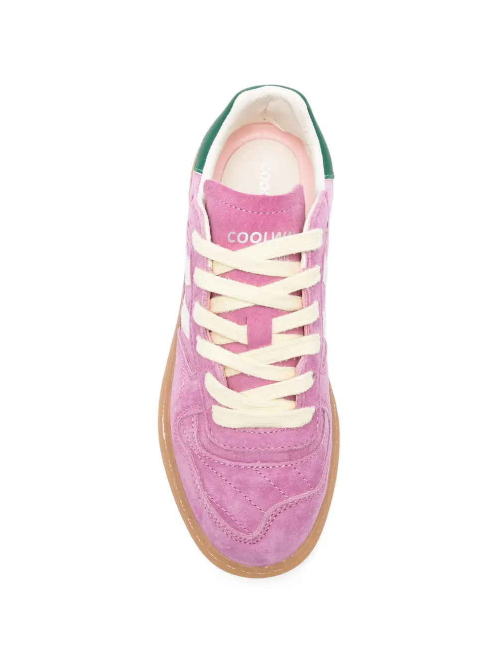 COOLWAY Goal suède sneakers Roze