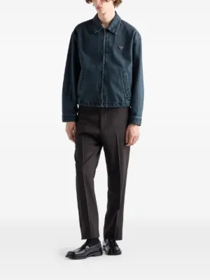 Prada デニムジャケット メンズ通販 - FARFETCH