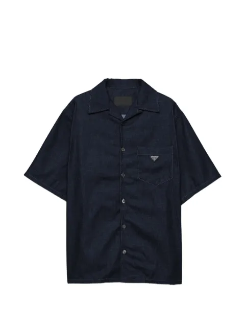Prada denim bowling shirt