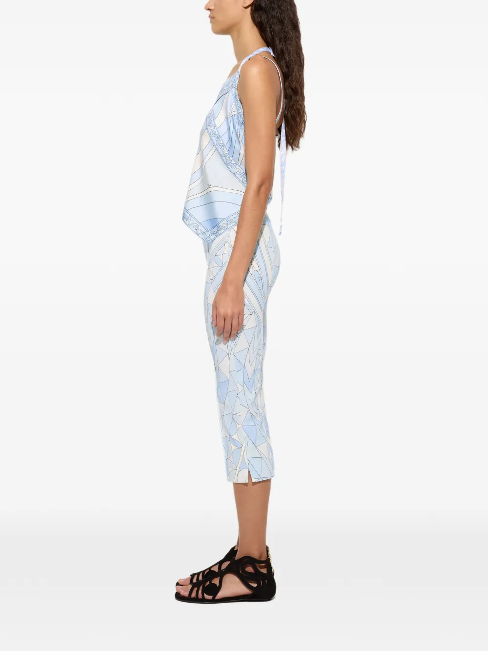 Pucci Pantalones Capri - Azul 