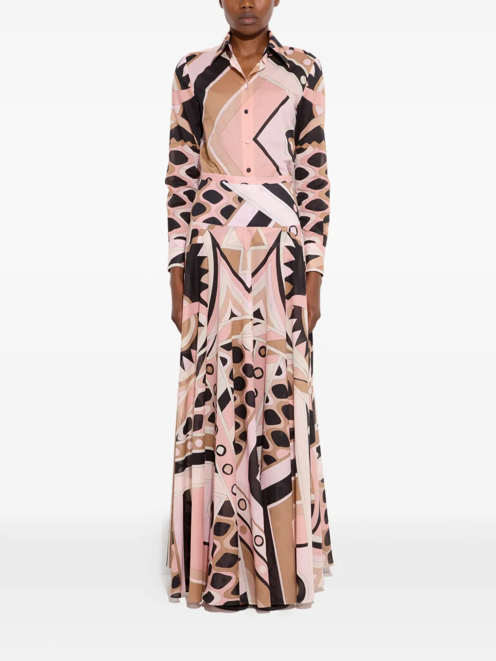 PUCCI Vivara blouse met print Roze