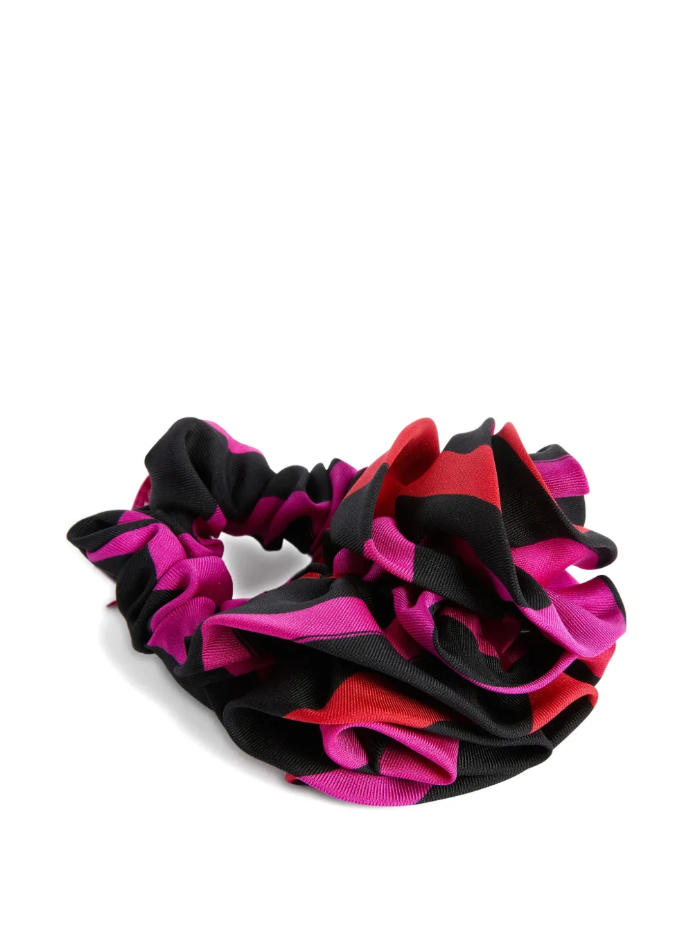 PUCCI silk hair tie with rose-detail - Rosa