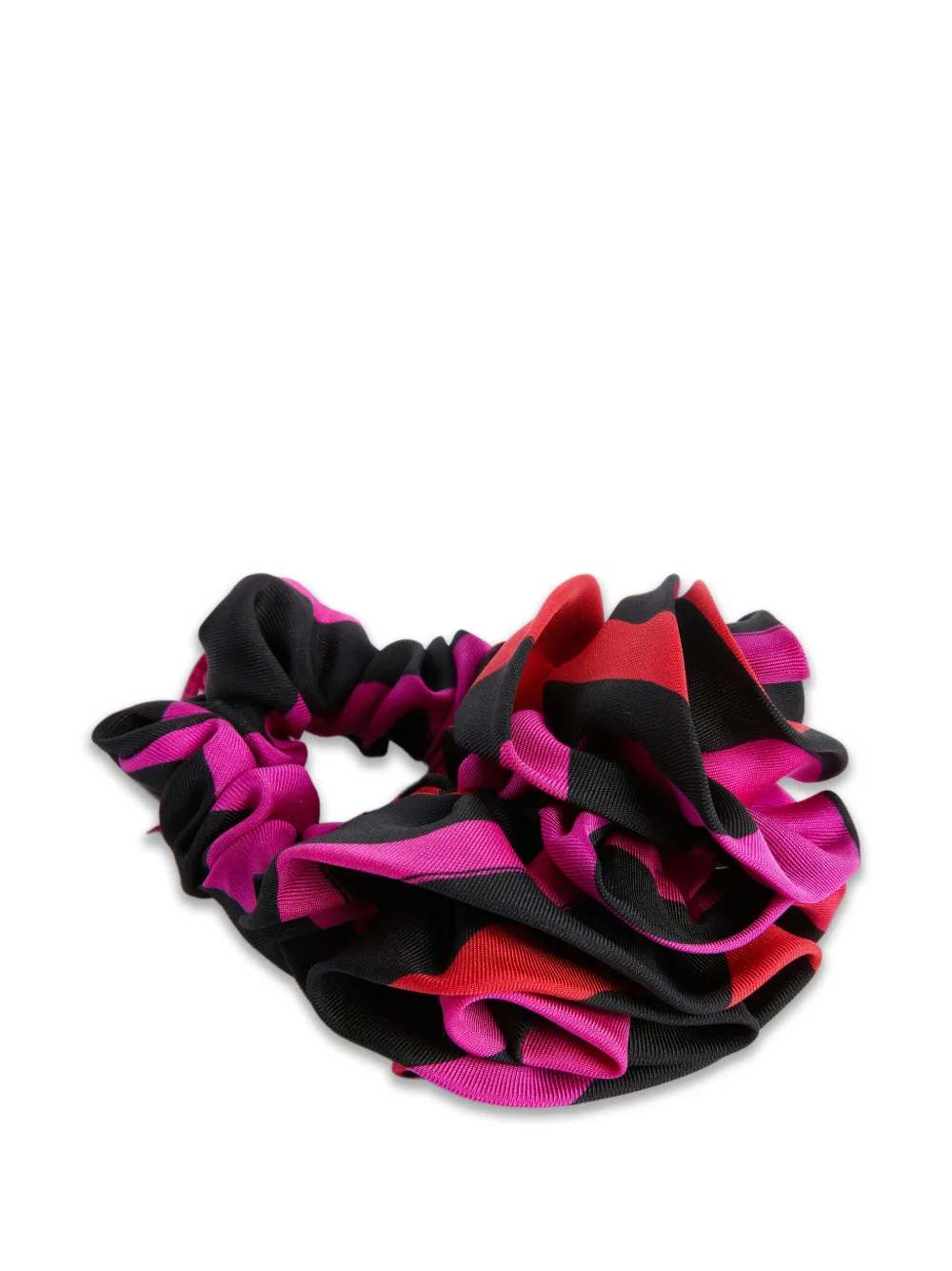 PUCCI silk hair tie with rose-detail - Rosa