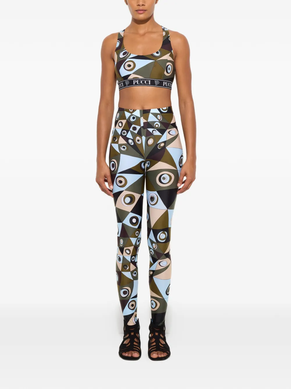  Pucci Occhi-print Top - Green 