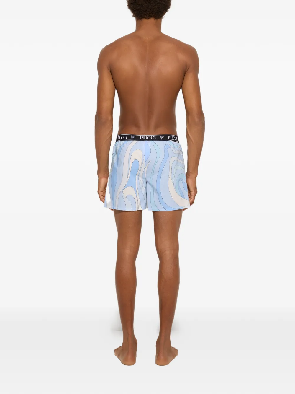 PUCCI Boxershorts met Marmo-print Blauw