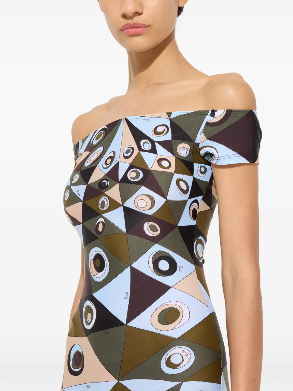 PUCCI Jumpsuit met Occhi-print Groen