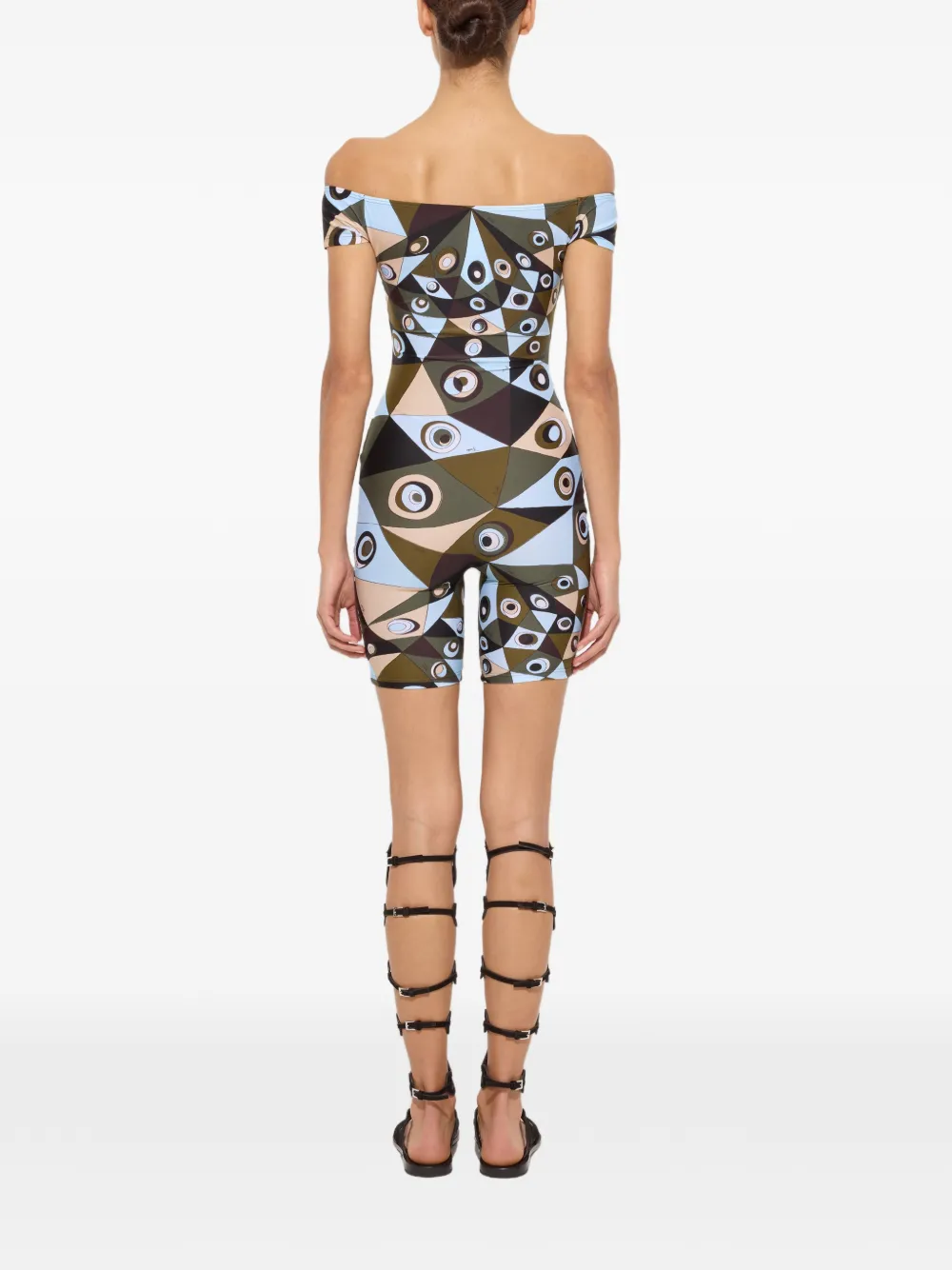 PUCCI Jumpsuit met Occhi-print Groen