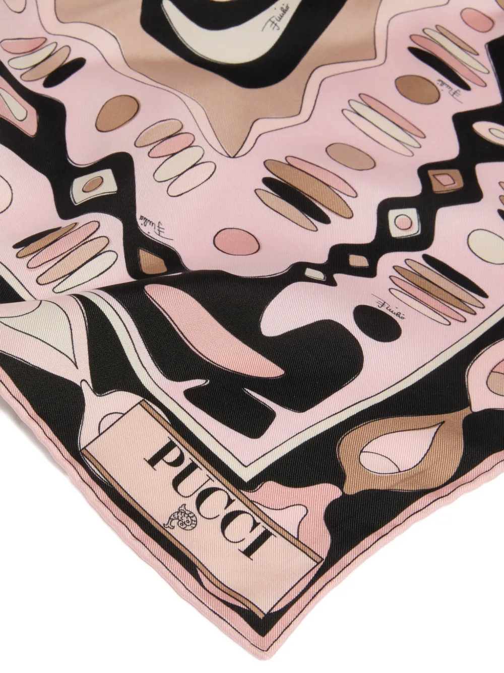 PUCCI Sjaal met geometrische print Roze