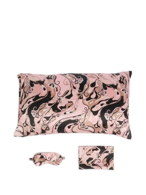 PUCCI Schlaf-Set aus Seide mit Orchideen-Print