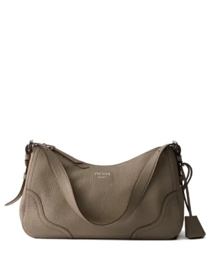 Prada Large Explore Shoulder Bag | Brown | FARFETCH