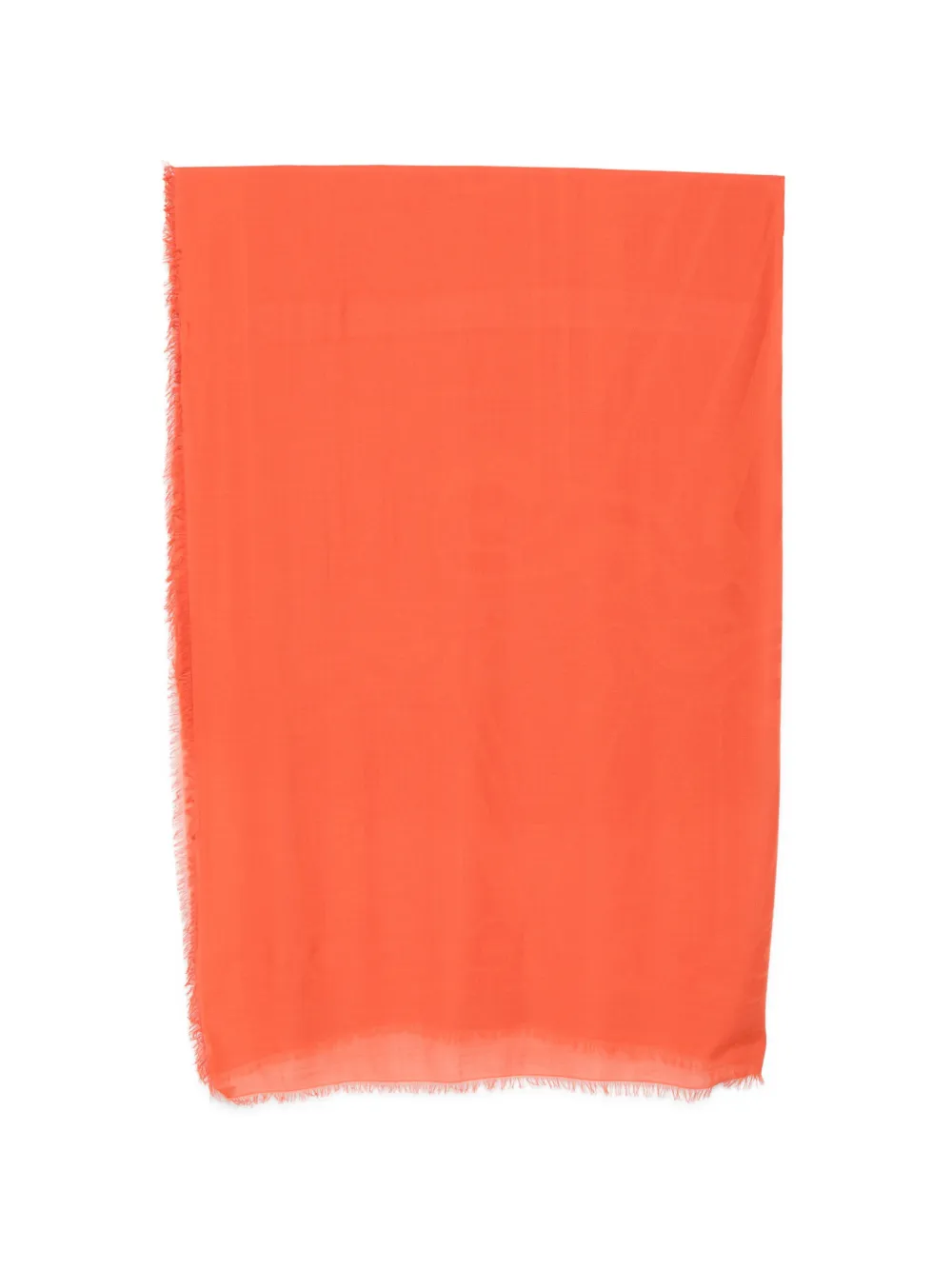 Max Mara fringed scarf - Orange