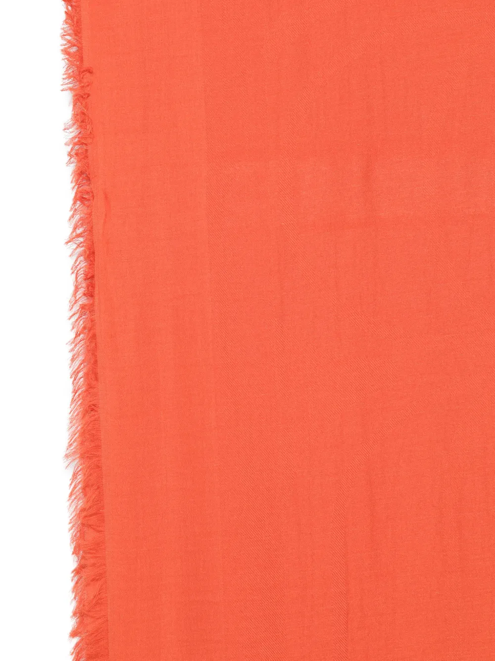 Max Mara Sjaal met franje Oranje