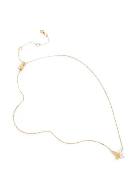 Kate Spade collar Social Butterfly con dije de corazón