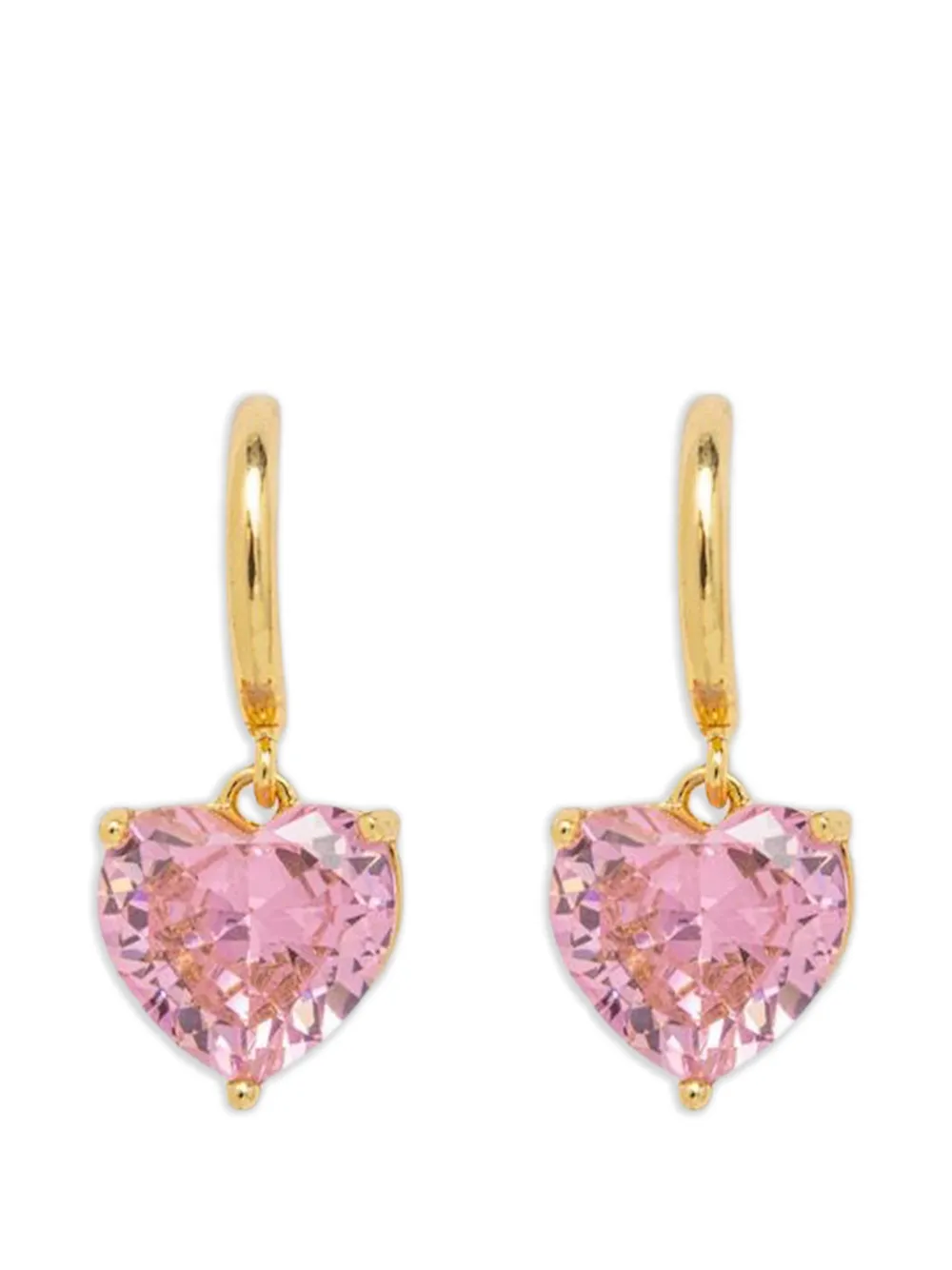 Kate Spade New York My Love Heart huggie earrings - Oro