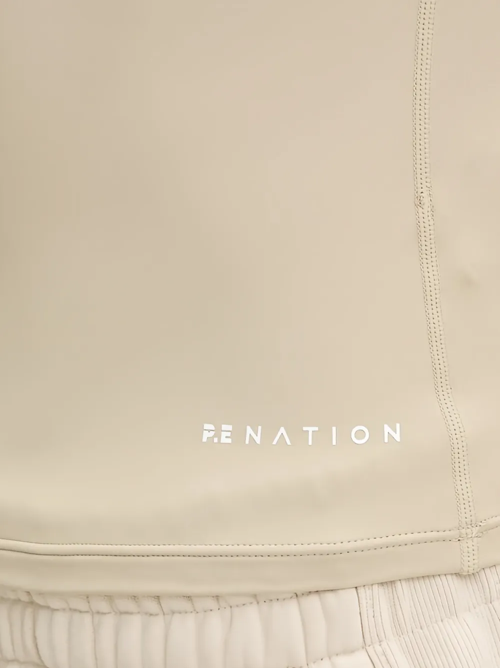 P.E Nation T-shirt met logoprint Beige